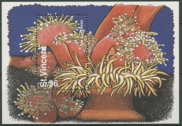 St. Vincent 1995 Meerestiere Seeanemone Block 344 Postfrisch (C97317) - St.Vincent (1979-...)