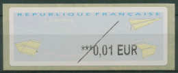 Frankreich 2002 Automatenmarken Papierflieger ATM 23.2 XXII Postfrisch - 2000 « Avions En Papier »