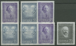 Schweden 1970 Nobelpreisträger 697/99 Postfrisch - Neufs