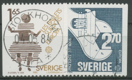 Schweden 1983 Europa CEPT Große Werke Erfindungen 1237/38 Gestempelt - Usati
