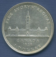 Kanada Dollar 1939, Besuch Georg VI. In Kanada, KM 38 Ss/vz (m3234) - Canada