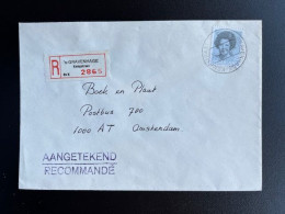 NETHERLANDS 1986 REGISTERED LETTER 'S GRAVENHAGE KEMPSTRAAT TO AMSTERDAM 18-12-1986 NEDERLAND AANGETEKEND - Lettres & Documents