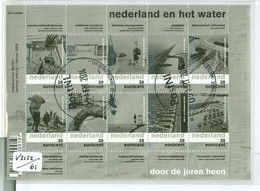 NEDERLAND * 2003 * NVPH V 2152 - 2161 * Bloc * BLOCK * BLOK * POSTFRIS GESTEMPELD - Usati