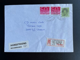 NETHERLANDS 1993 REGISTERED LETTER 'S GRAVENHAGE LAAN VAN NIEUW OOST INDIE TO UTRECHT 11-01-1993 NEDERLAND AANGETEKEND - Lettres & Documents