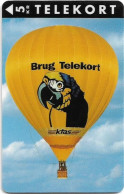 Denmark - KTAS - Ktas Air Balloon - TDKP061A - 01.1994, 1.985ex, 5kr, Used - Dinamarca