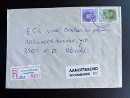 NETHERLANDS 1993 REGISTERED LETTER 'S GRAVENHAGE LOOSDUINSEKADE TO UTRECHT 04-10-1993 NEDERLAND AANGETEKEND - Brieven En Documenten