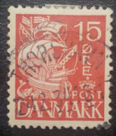 Dennark Postmark Classic Used Stamp Caravel 1927-1940 Torshavn Faroe Islands Cancel - Gebraucht