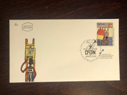 ISRAEL FDC COVER 2001 YEAR PSYCHIATRY MENTAL MENTALLY HANDICAPPED HEALTH MEDICINE STAMPS - FDC