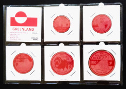 Set Of 5 Plastic Tokens - Greenland - 2021 - Grönland