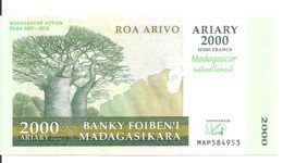 MADAGASCAR 2000 ARIARY 2007 UNC P 93 - Madagaskar