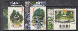 2010 Iceland Garden Parks Flowers Complete Set Of 3 MNH @BELOW Face Value - Nuovi