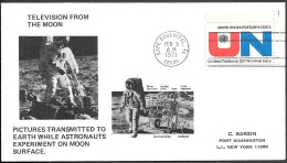 US Space Cover 1971. "Apollo 14" Experiments On Moon TV Transmission - Oceania