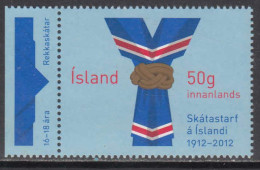 2012 Iceland Scouting Complete Set Of 1 MNH - Nuovi