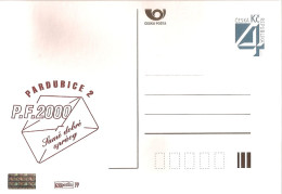 CDV B 208 Czech Republic Christmas PF 2000 NOTICE POOR SCAN, BUT THE CARD IS FINE! - Cartoline Postali