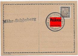 Mährisch Schönberg Sonderstempel 1938 Auf Postkarte, Blanko - Sudetes