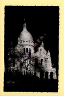 PARIS La Nuit : Le Sacré-Cœur / CPSM (Ed: GLATIGNY) (voir Scan Recto/verso) - Paris Bei Nacht