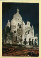 PARIS La Nuit : La Basilique Du Sacré-Cœur (voir Scan Recto/verso) - París La Noche