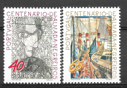 Portugal 1993 Centenário Do Nascimento De Almada Negreiros Afinsa 2116-2117 MNH - Unused Stamps