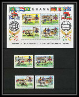 228 Football (Soccer) Allemagne 1974 Munich - Neuf ** MNH - Ghana Overprinted Apollo Espace - 1974 – Allemagne Fédérale