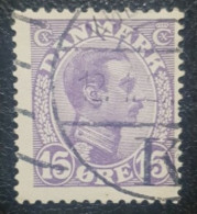 Denmark Classic Used Stamp 15 King Christian 1913 - Gebraucht