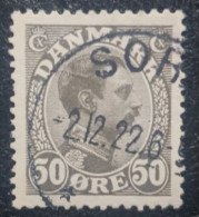 Denmark Classic Used Stamp 50 King Christian - Gebraucht