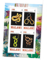 Malawi 2013 Snakes S/S MNH - Malawi (1964-...)