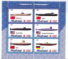 Malawi 2011 Submarines Sheet MNH - Malawi (1964-...)