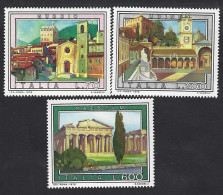 Italia 1978; Turistica : Gubbio, Udine, Paestum, Serie Completa. - 1971-80:  Nuovi