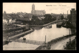 59 - MERVILLE - VUE GENERALE - CANAL - PENICHE - Merville