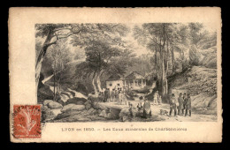 69 - LYON EN 1850 - GRAVURE - LES EAUX MINERALES DE CHARBONNIERES - Charbonniere Les Bains