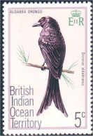 196 B.I.O.T BIOT Oiseau Bird Aldabra Drongo MNH ** Neuf SC (BIO-1a) - Brits Indische Oceaanterritorium