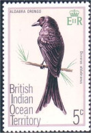 196 B.I.O.T BIOT Oiseau Bird Aldabra Drongo MNH ** Neuf SC (BIO-1a) - British Indian Ocean Territory (BIOT)