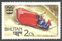 192 Bhutan Bobsleigh MH * Neuf CH (BHU-69) - Invierno