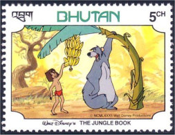 192 Bhutan Disney Ours Banane Bear Banana MNH ** Neuf SC (BHU-36d) - Bären