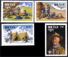 192 Bhutan Annee Scout Year MNH ** Neuf SC (BHU-21) - Sonstige & Ohne Zuordnung