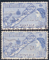 188 Bermuda Sandys Sandy's Two Varieties (BER-40) - Iles