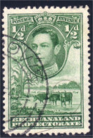 184 Bechuanaland George VI 1/2d Pre-decimal (BEC-14) - 1885-1964 Bechuanaland Protectorate