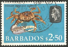 176 Barbados Crabe Crab Cangrejo Krabbe Granchio Caranguejo (BBA-114) - Crustaceans