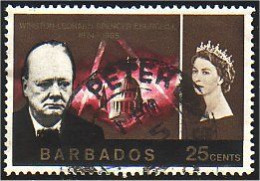 176 Barbados 25c Churchill (BBA-49) - Sir Winston Churchill