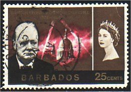 176 Barbados 25c Churchill (BBA-48) - Barbados (...-1966)