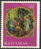 164 Bahamas Christmas Noel 1969 Tableau Foppa Painting MH * Neuf CH (BAH-186) - Religión