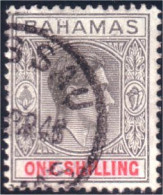 164 Bahamas George VI ONE Shilling (BAH-155) - 1859-1963 Colonie Britannique