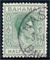 164 Bahamas Half Penny 1938 MH * Neuf CH (BAH-136) - 1859-1963 Crown Colony