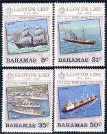 164 Bahamas 150th LLoyd's List Newspaper Bateau Ship Journaux MNH ** Neuf SC (BAH-137a) - Bahamas (1973-...)