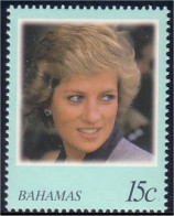 164 Bahamas Princesse Princess Lady Di Diana MNH ** Neuf SC (BAH-128b) - Bahamas (1973-...)