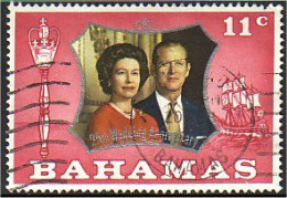 164 Bahamas 25th Wedding Mariage Jubilee Voilier Bateau Ship Schiff(BAH-74) - 1963-1973 Autonomia Interna