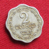 Sri Lanka Ceylon 2 Cents 1963 KM# 128 Lt 371 *VT Ceylan Ceilan - Sri Lanka