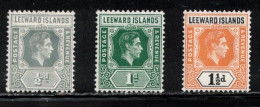 LEEWARD ISLANDS Scott # 120-2 MH - KGVI - Leeward  Islands
