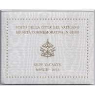 VATICAN - 2 EURO 2013 - SIEGE VACANT - BRILLANT UNIVERSEL - Vatican