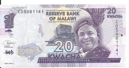 MALAWI 20 KWACHA 2020 UNC P 63 F - Malawi